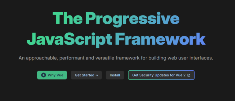 framework vue js